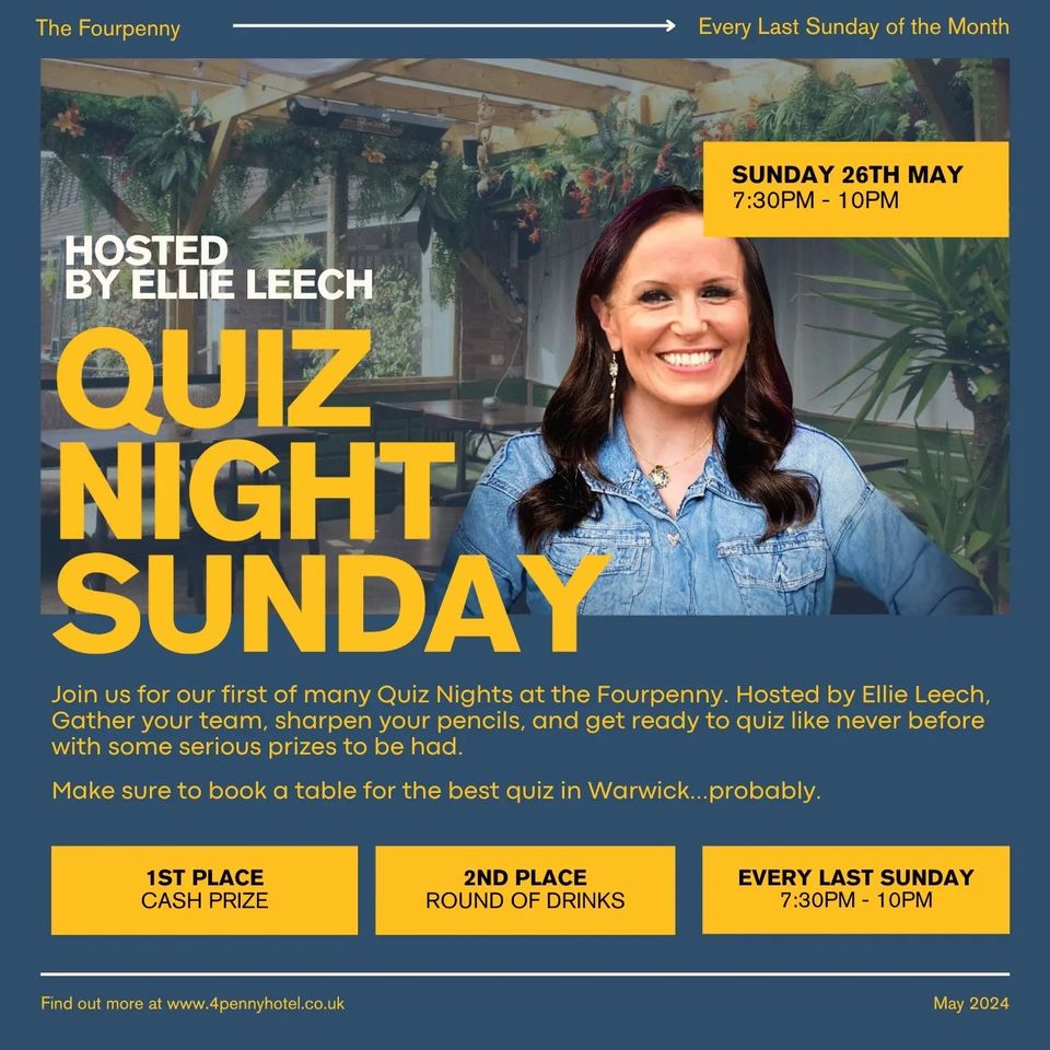 quiz night sunday banner
