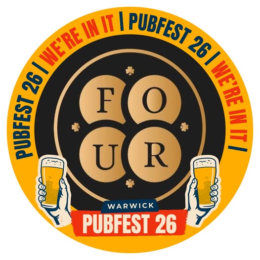 warwick pub fest 2026 badge
